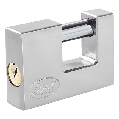 SYS-L22-C80-ECSB - Candado de Seguridad para Cortina Metálica / Grillete 13 mm / Cuerpo 20 mm / Nivel de Seguridad 6 / 5 Pernos / Llave Estándar