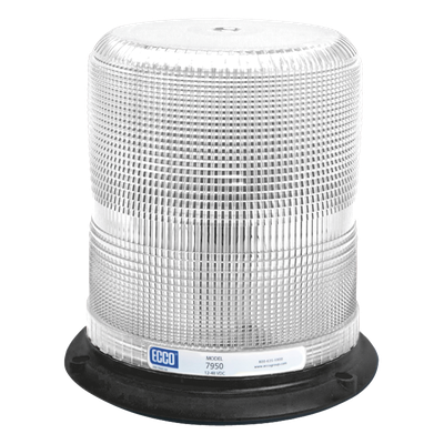 X7950W - Burbuja LED Ultra Brillante / 3 LEDs de 5W / 12-48 VCC / SAE J845 Clase II / Montaje Permanente / 6.5' x 6.7'