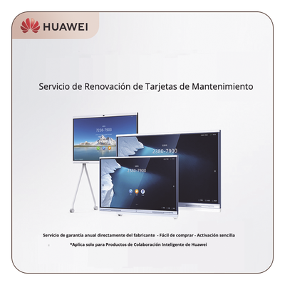 MCB2/B3/75/86-1Y - Tarjeta de Servicio de Mantenimiento / Reemplazo anticipado de hardware / Soporte técnico 9x5 / Cobertura extendida / Compatible con IdeaHub 75" y 86"