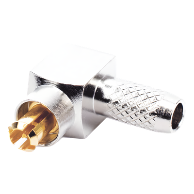 RMC-6010-B - Conector RF MC Card / Macho en Ángulo Recto / Anillo Plegable / Para Cable RG-316/U