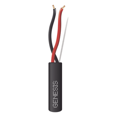 4153-1008 - Carrete de Cable / 305 m (1000 pies) / 2 x 14 AWG Tipo FPL / Direct Burial / Intemperie / Detección de Incendio y Evacuación