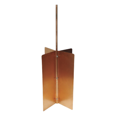 TG-TRHT-SOL - Electrodo de Tierra / Diseño Cruceta Cobre / Fosa 50x50x80 cm / 1.64x1.64x2.62 ft / NOM-001-SEDE-2012 / EIA/TIA J-STD-607-A
