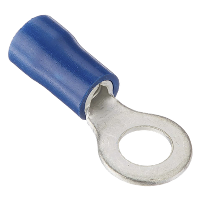 AE34161 - Terminal Tipo Ojo Aislada / 16-14 AWG / Ojo 3/16" (5.2 mm) / Azul / Paquete de 25 Piezas
