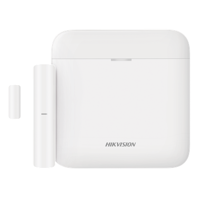 AXPRO-KIT-MAGNETICO - Kit de Alarma Inalámbrica / 48 Zonas / Wi-Fi 2.4 GHz / Comunicación 433 MHz / Batería de Respaldo 12 h / Contacto Magnético Incluido