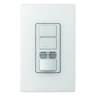 MSB202SW - Interruptor de Pared con Sensor de Ocupación / Doble Tecnología PIR y Ultrasónico / Dos Circuitos Independientes / 120-277 V / Cobertura 81 m² (872.3 ft²)