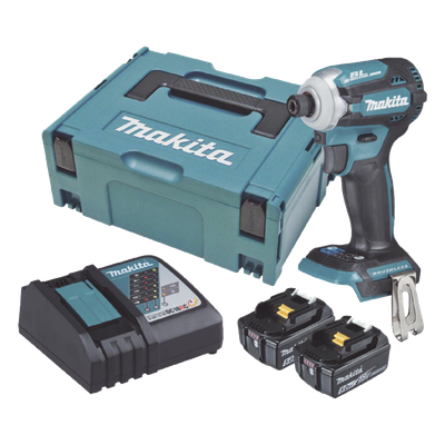 DTD-171-RTJ - Atornillador de Impacto / 18 Vcc / 3,800 RPM / 180 N·m / 116 mm / 2 Baterías 5Ah Li-Ion / 4 Modos Operación