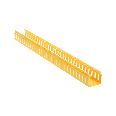 H2X2YL10 - Canaleta Ranurada / PVC sin Plomo / 2.17 in Ancho / 1.92 in Alto / 10 ft Largo / Amarillo / Tipo H