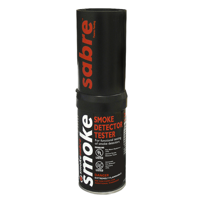 SABRE - Probador de Humo en Aerosol / 76 ml (2.6 oz) / Libre de Silicona / 100% Biodegradable / Listado UL/ULC / Activación Rápida