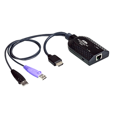ATEN KA7168 cable para video, teclado y ratón (kvm) Negro
