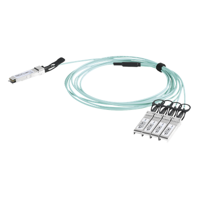 LP-AOC-40G-4X10G-2M - Cable AOC QSFP+ / 40 Gbps a 4x 10 Gbps / Fibra Óptica Activa / 2 m (6.6 ft) / Alta Densidad / Multi-Marca