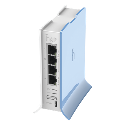 RB941-2ND-TC - Mikrotik RB941-2ND-TC punto de acceso inalámbrico 300 Mbit/s Azul, Blanco