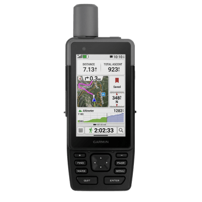 10-02920-00 - Navegador GPS Portátil / Receptor Multibanda / Pantalla Táctil 3.5" / Resistente IP67 y MIL-STD-810 / Mapas Topográficos Preinstalados / Batería hasta 145 horas / Altímetro Barométrico y Brújula / Cone