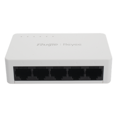RG-ES05F - Switch No Administrable / 5 Puertos 10/100 Mbps / Visibilidad Cloud / Plug & Play / 1 Gbps Switching Capacity