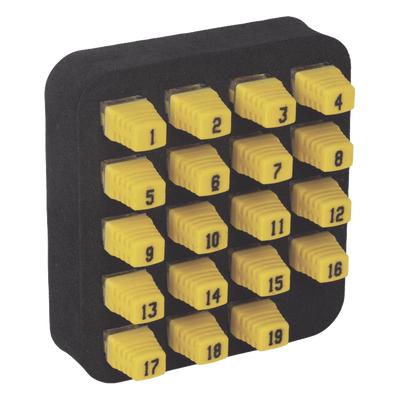 VDV526-055 - Kit de Mapeo de Red / RJ45 / 19 Ubicaciones Simultáneas / 3.6 cm x 7.6 cm x 8.4 cm / 54 g