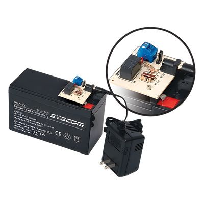 SCAR-4A - Fuente de Respaldo con Relevador para Equipos de Bajo Consumo de Energía (Requiere Batería PL4.512)