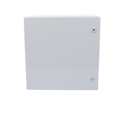 PST-6060-30A - Gabinete de Acero para Intemperie / IP66 / IK10 / 600 x 600 x 300 mm / Carga 50 kg / Placa Trasera Galvanizada