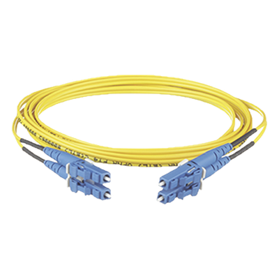 F92ERLNLNSNM010 - Jumper de Fibra Óptica / Monomodo OS2 9/125 / LC-LC Dúplex / OFNR Riser / LSZH / 10 m (32.81 pies)