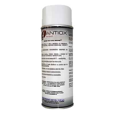 ANTIOX - Aerosol Protector Antioxidante / Aislante Dieléctrico 37,000 V / 3 mm / Resistente a Humedad y Salinidad / Baja Temperatura / Sistemas de Puesta a Tierra