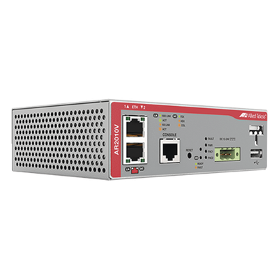 AT-AR2010V-10 - VPN Router / 1x WAN Gigabit / 1x LAN Gigabit / Firewall IDS/IPS / 50 IPsec SSL / 1U Rack