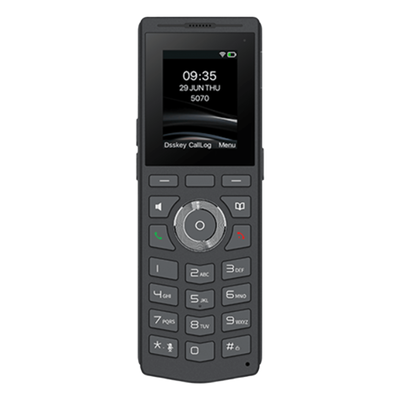 W610W - Teléfono IP Wi-Fi Portátil / Pantalla 2.0" 240x320 / Dual Band 2.4/5 GHz / Bluetooth 5.0 / Batería 1900 mAh / Resistencia Caídas 1.8 m (5.9 ft)