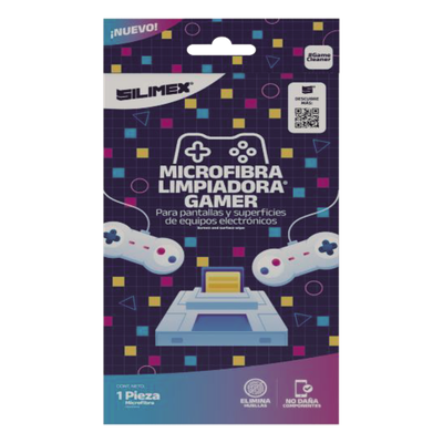 MICROFIBRA-GAMER - Paño de Microfibra / 30x30 cm / Sin Pelusas / Lavable / Gaming y Electrónica