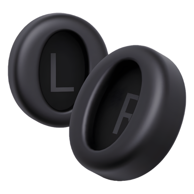 BLACK-EAR-CUSHION-FOR-BH76-PLUS-(1PAIR) - Almohadillas de Repuesto / Compatibles BH76 Plus / 1 Par / Negro / Acolchado Suave / Sellado Acústico Optimizado