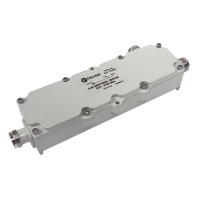 CC-05E - Acoplador direccional / 5dB / 575-2700MHz / 300W / -161dBc PIM / IP67 / Conector 4.3-10