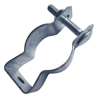 AB-CLP-012 - Abrazadera Clip / Tamaño 1/2" (22-24 mm) / Varilla 1/4" / Acabado Cincado Electrolítico 5 micras / Diseño Monobloque