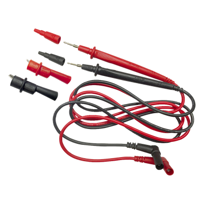 69410 - Juego de Cables de Prueba / Conectores Banana Universales / Pinzas Cocodrilo Extraíbles / CAT III 1000V / CAT IV 600V / 1041 mm (3.42 ft)
