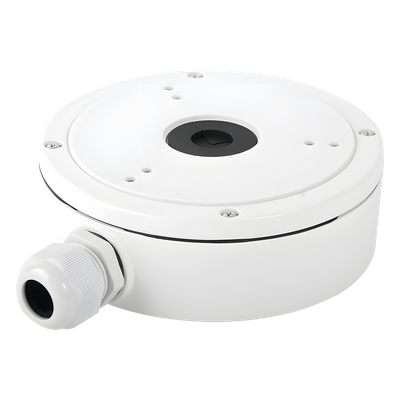 DS-1280ZJ-M - Caja de Conexiones de Exterior / Aluminio / IP66 / Eyeball y Turret / 157 x 185 x 51.5 mm