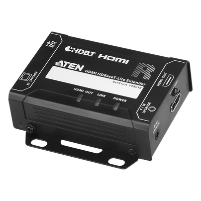 VE801R - Receptor HDMI HDBaseT-Lite / 4K@40m Cat 5e/6 (131 pies) / 4K@70m Cat 6a (230 pies) / 1080p@70m Cat 6a (230 pies) / HDBaseT Clase B