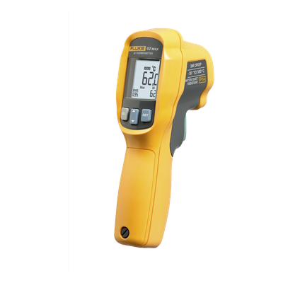 FLUKE-62MAXESPR - Termómetro Infrarrojo / Rango -30°C a 500°C / Precisión ±1.0% / IP54 / Resistencia Caída 3 m (9.8 ft) / Resolución Óptica 10:1