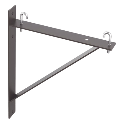 LTSB12BLK - Kit de Soporte Triangular a Pared / Acero / 6 y 12 in / 0.5 y 1 ft / Negro
