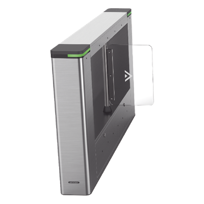 DS-K3B501SX-L/M-DP90 - Torniquete Swing Izquierdo / Carril 90 cm (35.4 in) / Lector de Tarjeta Integrado / TCP-IP / 20 a 60 Personas/min / IP54 / Acero Inoxidable SUS304