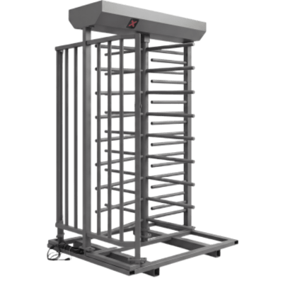 XT-100-CL - Torniquete de Cuerpo Completo / Paso Sencillo / IP65 / 25 Personas por Minuto / 120 VAC / Acero al Carbono