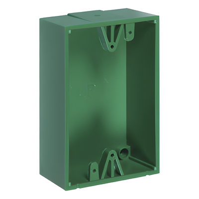 KIT-71100A-G - Caja trasera de montaje color verde para estaciones de parada STOPPER