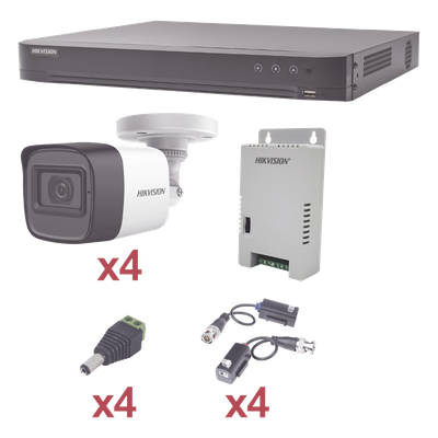KH1080P4BW - Hikvision KH1080P4BW kit de videovigilancia Alámbrico 4 canales