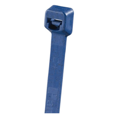 PLT2I-C186 - Cincho detectable / 8.0' (203mm) largo / 0.13' (3.4mm) ancho / Polipropileno metal detectable / 18lb / Azul oscuro / 100 piezas