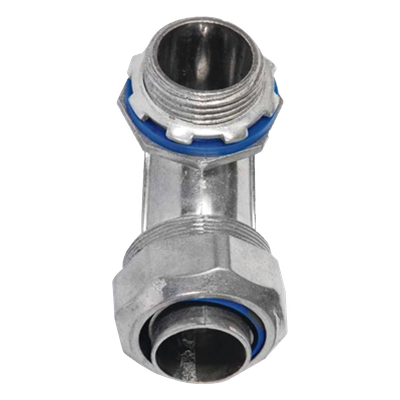 ANC-HLC114 - Conector Curvo para Tubo Liquidtight / 1 1/4" (32 mm) / Acabado Bruñido / Norma NEMA FB-1 / UL 514B