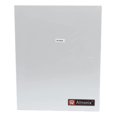 AL1012ULXPD16 - Fuente de Poder Controlada / 12 VDC 10 A / 16 Salidas con Fusibles / Cargador de Batería de Respaldo / Supervisión de Fallo CA