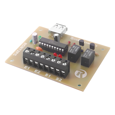 RCNT2PC - Tarjeta Contadora de Eventos / 2 Entradas y 2 Salidas de Contacto Seco / USB a PC / 65536 Eventos por Entrada / Alimentación USB