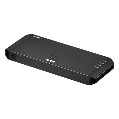 VS4841 - Switch HDMI 4 Puertos True 4K Essentials | RapidSync™ | HDR10+ | HDCP 2.2 | Control por Botón e IR | LPCM 7.1 | Diseño Compacto