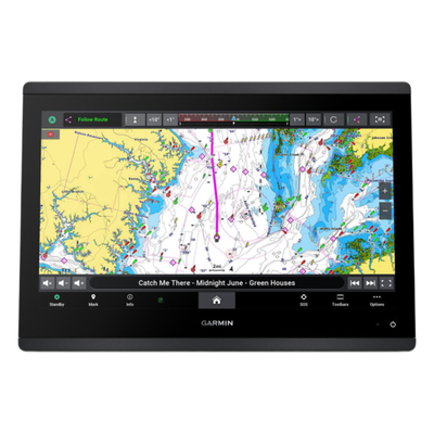 10-02919-02 - Plotter de Navegación GPSMAP 1623xsv / Pantalla Táctil IPS 15.6" Full HD / Salida de sonda CHIRP 1 kW con ClearVü y SideVü / Compatibilidad LiveScope y Panoptix / Conectividad NMEA 2000 y 0183 / IPX7 Resistente al Agua / Dual