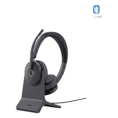 BH74-WITH-STAND-TEAMS-USB-C/A - Auricular Bluetooth / ANC Híbrida / Bluetooth 5.3 Dual / 65 Horas Música / Acoustic Shield 3.0 / 6 Micrófonos / UC Compatible