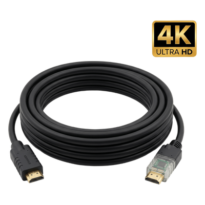 CA-HM-82 - Cable HDMI Activo / 4K@60Hz 4:4:4 / 18 Gbps / 25 m / 82 ft / HDR / Triple Blindaje / K-Lock / UL CL3