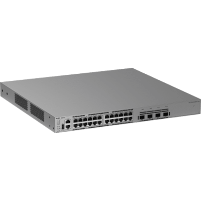 RG-CS63-24MG4XS-UPD - Switch Multi-GE Gestionable / 24 Puertos 2.5G PoE++ / 4 Puertos SFP+ 10G / Capacidad 200 Gbps / Enrutamiento Capa 3 / VSU / Protección Sobretensión 10 kV / Alimentación Redundante / Línea Cybrey