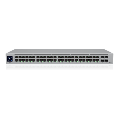 USW-48 - USW-48 UBIQUITI 48 unifi switch capa 2 de 48 puertos 10/100/1000 mbps más 4 puertos 1g sfp, con pantalla informativa.