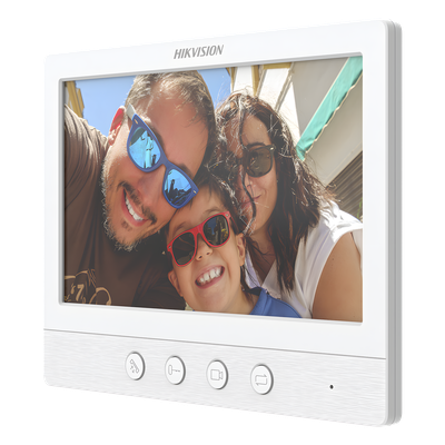 DS-KH2230T - Monitor Adicional para Videoportero / Pantalla 7 Pulgadas / Resolución 1024x600 / Botones Mecánicos / Instalación 4 Hilos 100 m (328 ft)