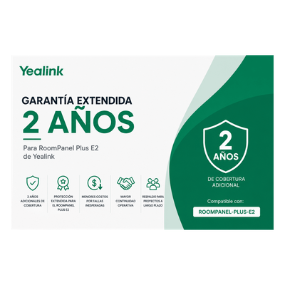 ROOMPANELPLUSE2-AMS-2YEAR - Garantia Extendida de 2 Años para RoomPanel Plus E2 de Yealink