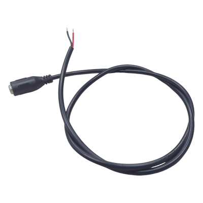 DC-CORD-FF - Cable de Alimentación DC / Conector Hembra 5.5 mm x 2.1 mm / Puntas Libres / 60 cm (23.6 Pulgadas) / 22 AWG / 12 VCC